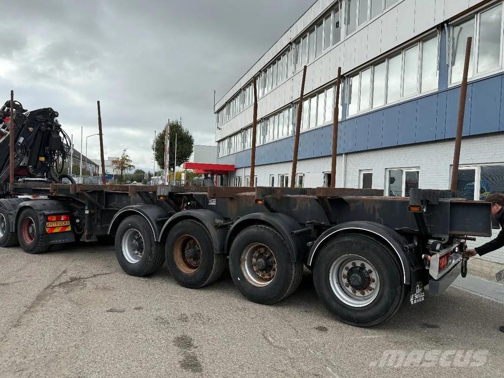 Kel-Berg 4 AXLE - BPW - EXTENDABLE - HOLZ/WOOD/HOUT Holztransportauflieger