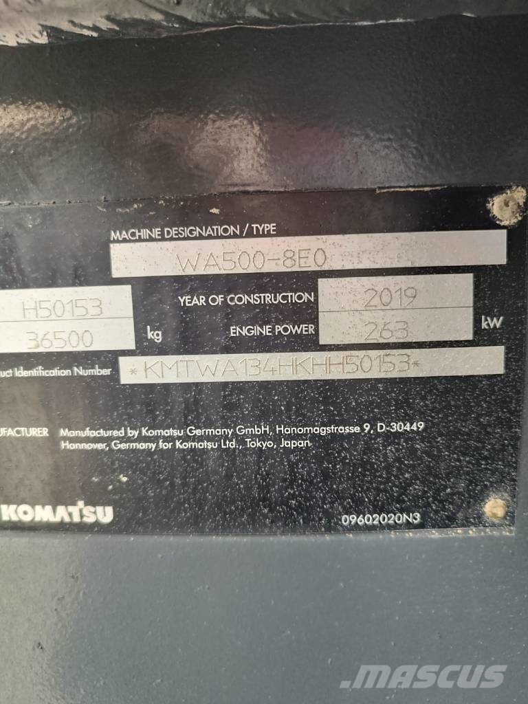 Komatsu WA 500 Hjullastere