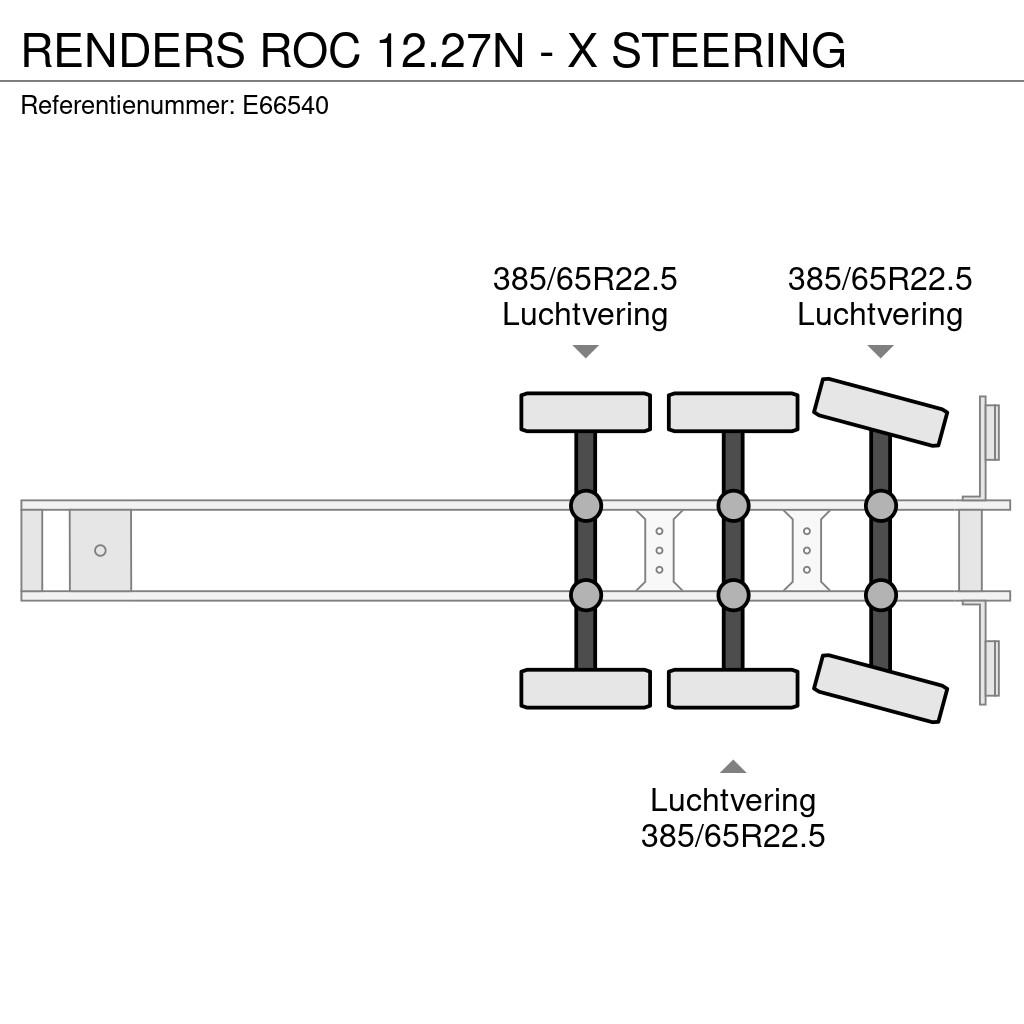 Renders ROC 12.27N - X STEERING Tents puspiekabes