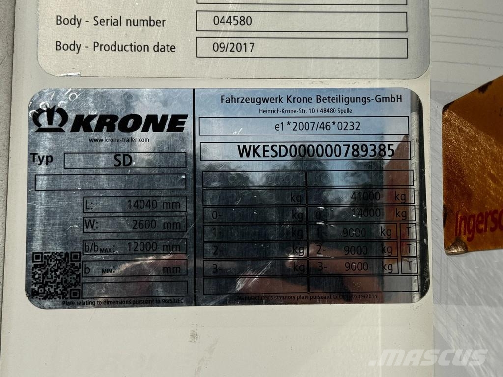 Krone Thermo King SLXi Spectrum / BPW-Axles *NL-Trailer* Külmikpoolhaagised