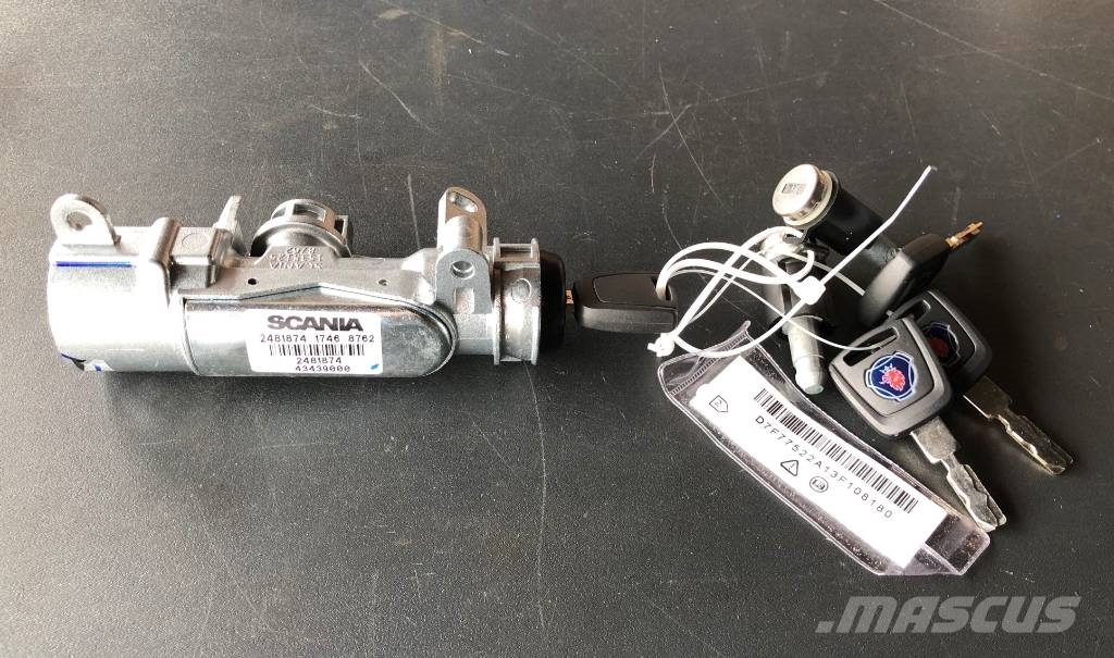 Scania KEY + LOCKER COMPLETE SET 2481874,2481873,1421785 Kabine in notranjost