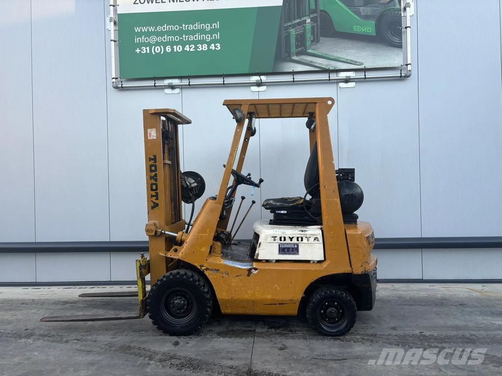 Toyota 1.5 Heftruck Gaasitõstukid