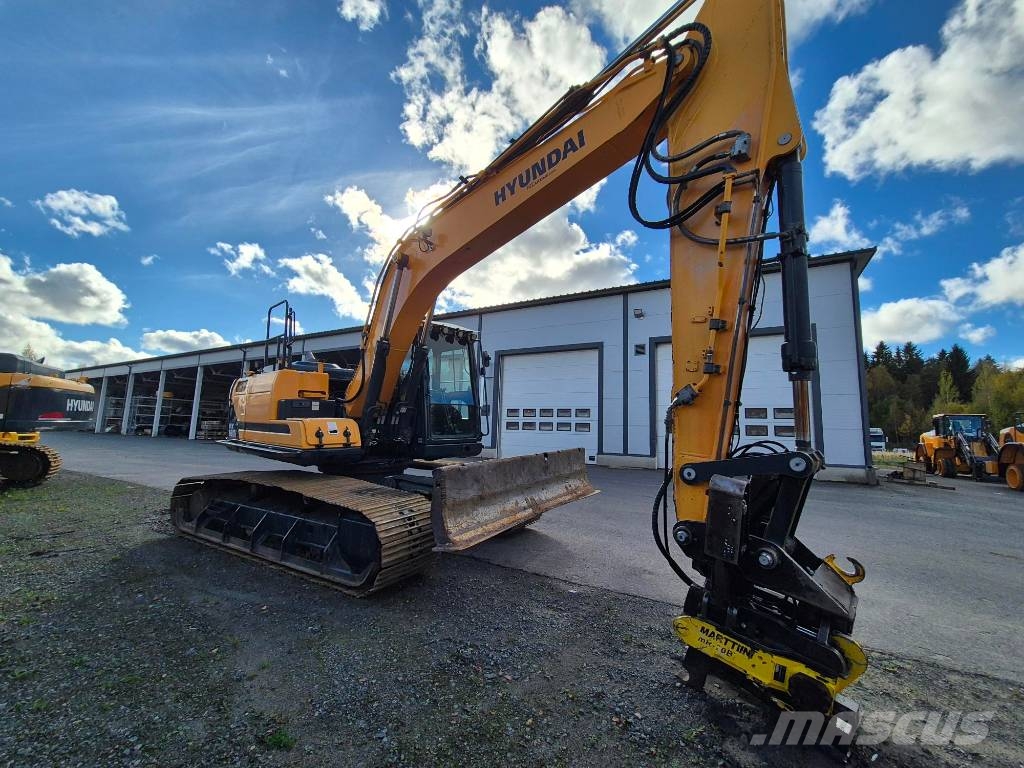 Hyundai HX180 LD Bageri guseničari