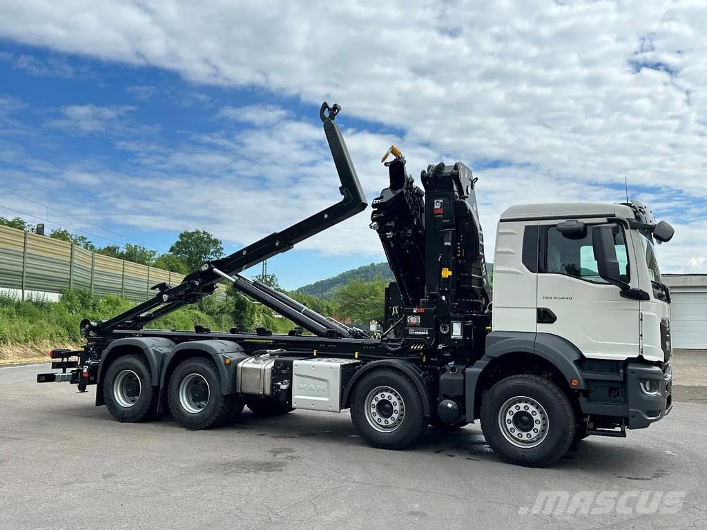 MAN TGS 41.440 MAN TGS 41.440 8x4 Abrollkipper + Kran Hook lift trucks