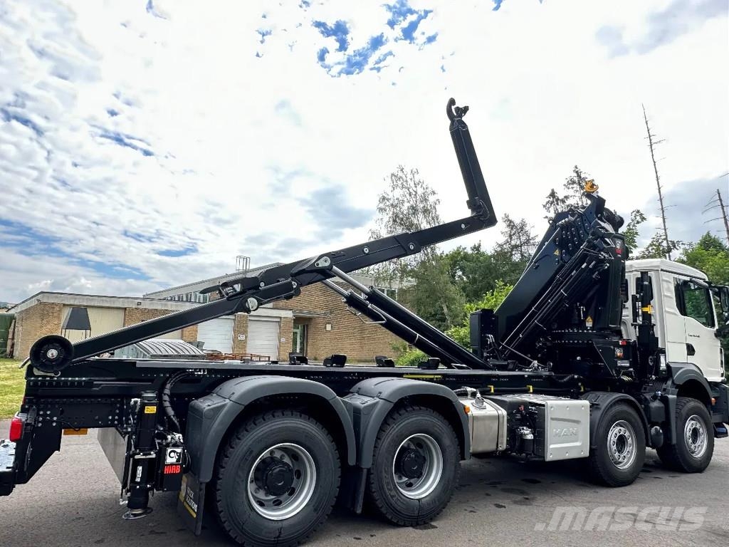 MAN TGS 41.440 MAN TGS 41.440 8x4 Abrollkipper + Kran Hook lift trucks