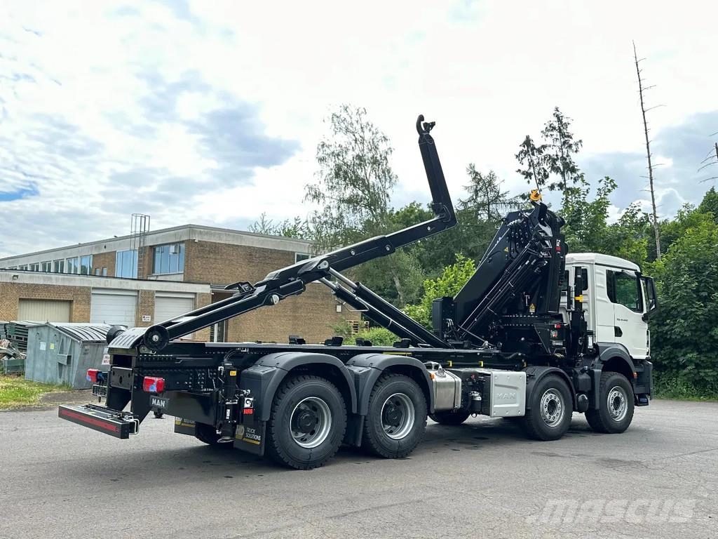MAN TGS 41.440 MAN TGS 41.440 8x4 Abrollkipper + Kran Hook lift trucks