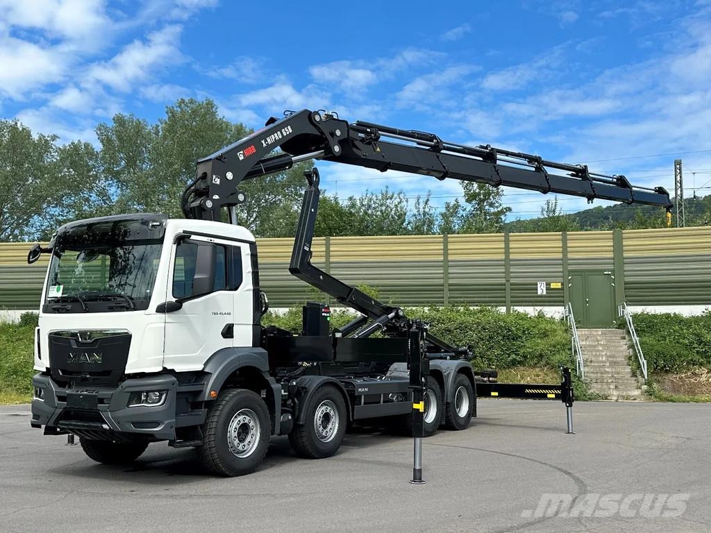 MAN TGS 41.440 MAN TGS 41.440 8x4 Abrollkipper + Kran Hook lift trucks
