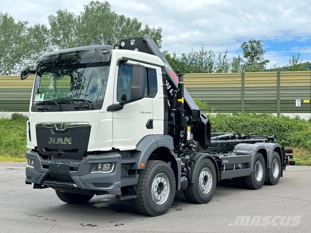 MAN TGS 41.440 MAN TGS 41.440 8x4 Abrollkipper + Kran Hook lift trucks