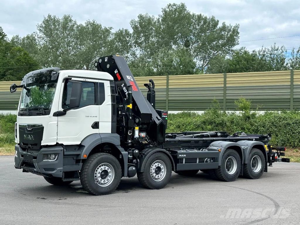 MAN TGS 41.440 MAN TGS 41.440 8x4 Abrollkipper + Kran Hook lift trucks