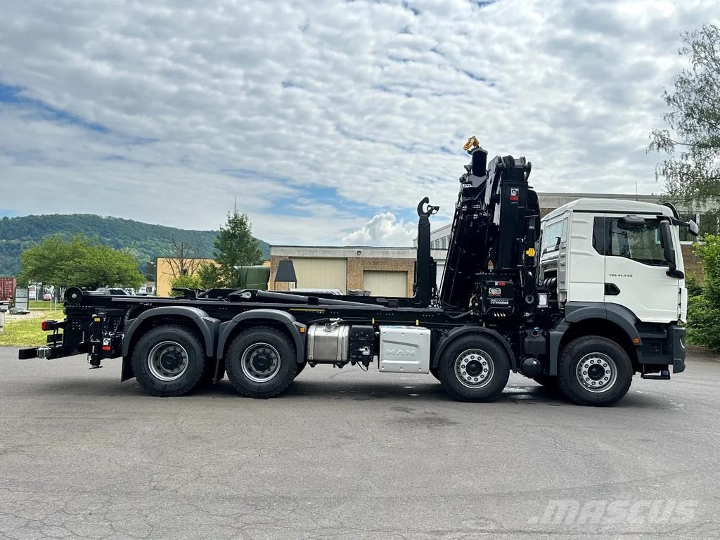 MAN TGS 41.440 MAN TGS 41.440 8x4 Abrollkipper + Kran Hook lift trucks