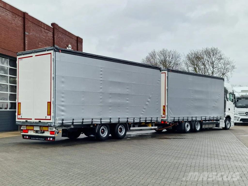 MAN TGX 26.480 6x2 - Tautliner - H&W trailer - NEW - R Tautliner/curtainside trucks