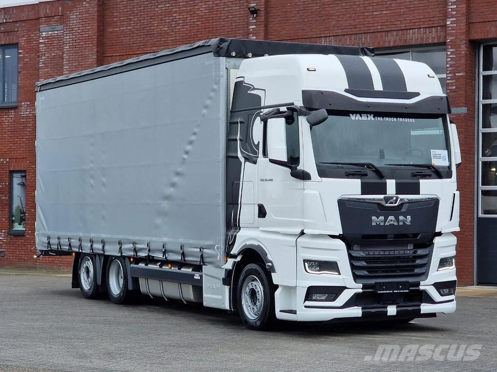 MAN TGX 26.480 6x2 - Tautliner - H&W trailer - NEW - R Tautliner/curtainside trucks