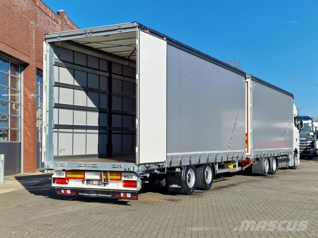 MAN TGX 26.480 6x2 - Tautliner - H&W trailer - NEW - R Tautliner/curtainside trucks