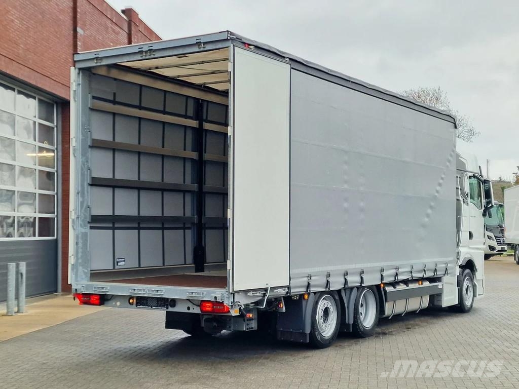 MAN TGX 26.480 6x2 - Tautliner - H&W trailer - NEW - R Tautliner/curtainside trucks