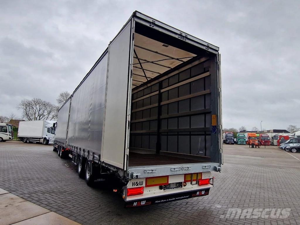 MAN TGX 26.480 6x2 - Tautliner - H&W trailer - NEW - R Tautliner/curtainside trucks