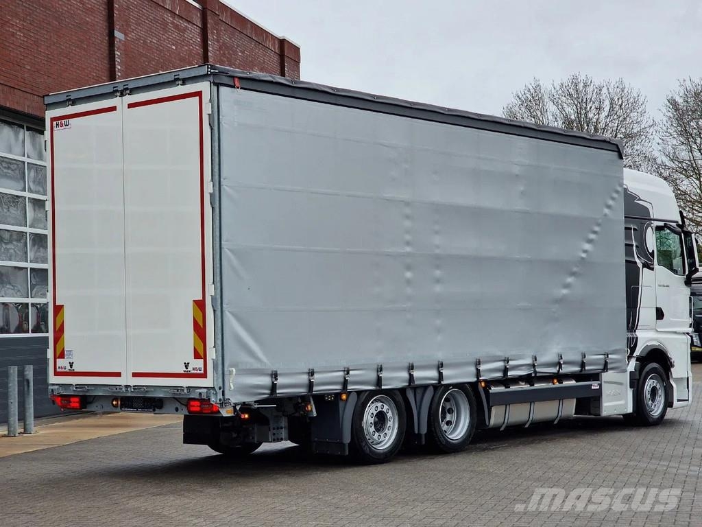 MAN TGX 26.480 6x2 - Tautliner - H&W trailer - NEW - R Tautliner/curtainside trucks
