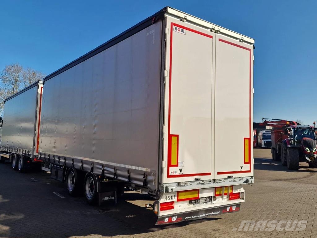 MAN TGX 26.480 6x2 - Tautliner - H&W trailer - NEW - R Tautliner/curtainside trucks