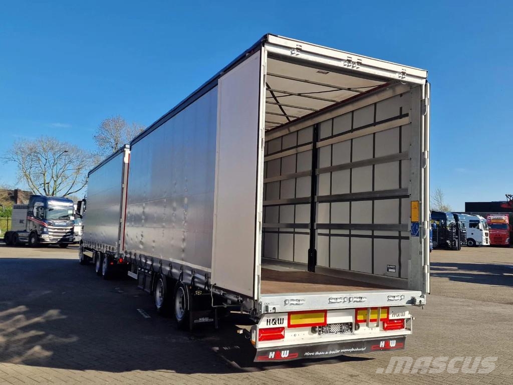 MAN TGX 26.480 6x2 - Tautliner - H&W trailer - NEW - R Tautliner/curtainside trucks