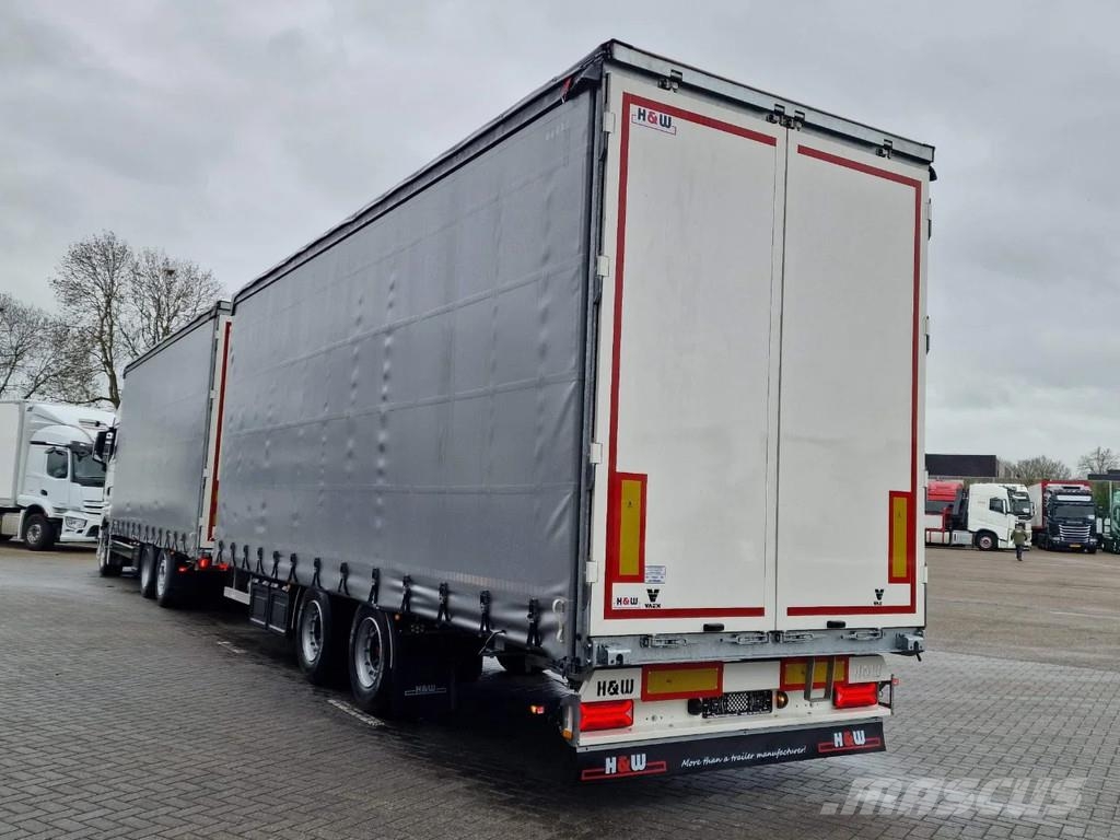 MAN TGX 26.480 6x2 - Tautliner - H&W trailer - NEW - R Tautliner/curtainside trucks