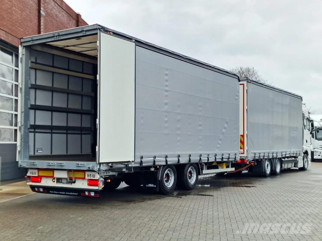 MAN TGX 26.480 6x2 - Tautliner - H&W trailer - NEW - R Tautliner/curtainside trucks