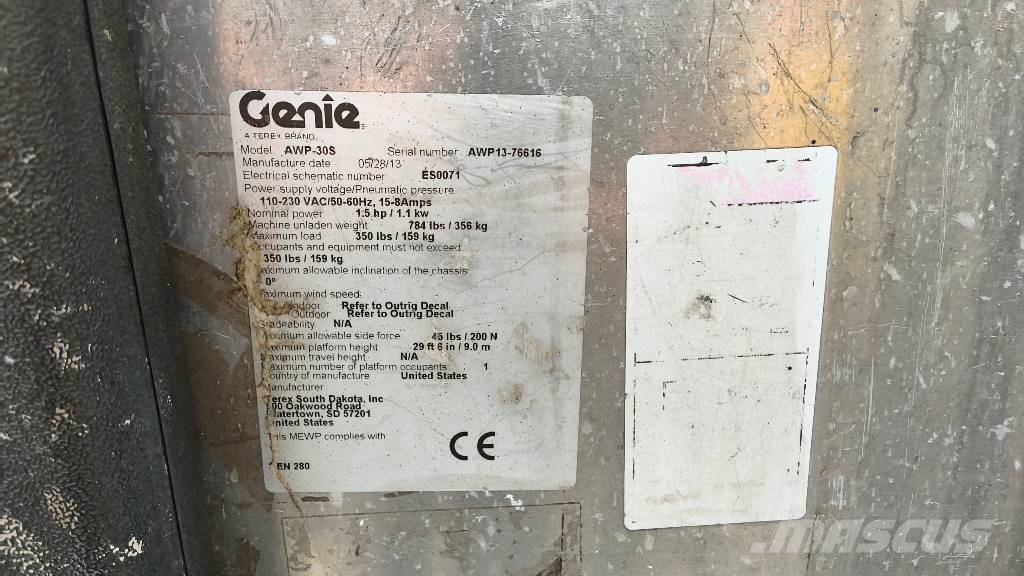 Genie AWP 30 S Personenliften en invalideliften