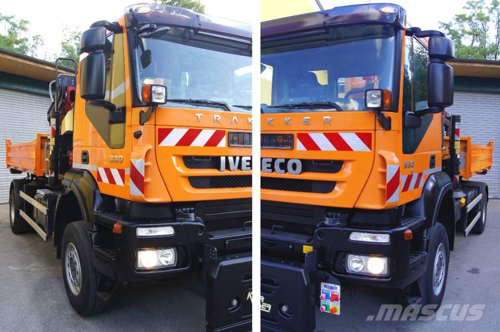 Iveco 190T33 TRAKKER 4x4/ MARREL/ HMF 835/ Winterdienst Abrollkipper