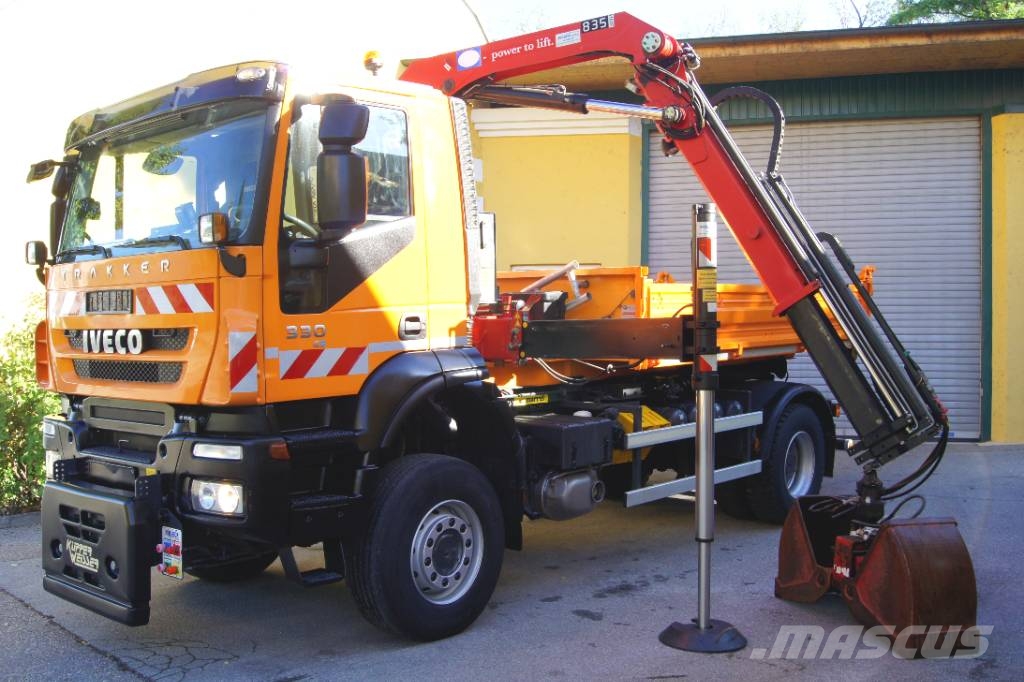 Iveco 190T33 TRAKKER 4x4/ MARREL/ HMF 835/ Winterdienst Abrollkipper