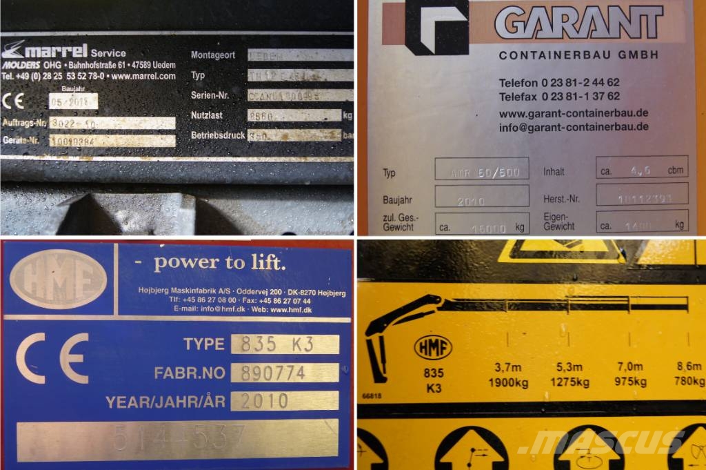 Iveco 190T33 TRAKKER 4x4/ MARREL/ HMF 835/ Winterdienst Abrollkipper