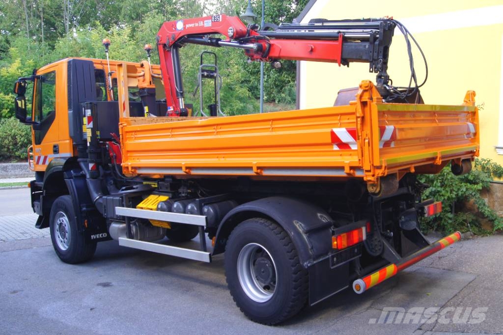 Iveco 190T33 TRAKKER 4x4/ MARREL/ HMF 835/ Winterdienst Abrollkipper