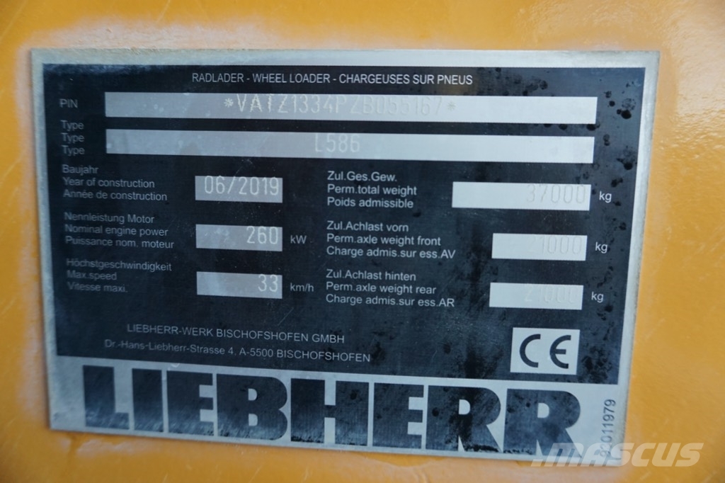 Liebherr L 586 Xpower Utovarivači na točkove