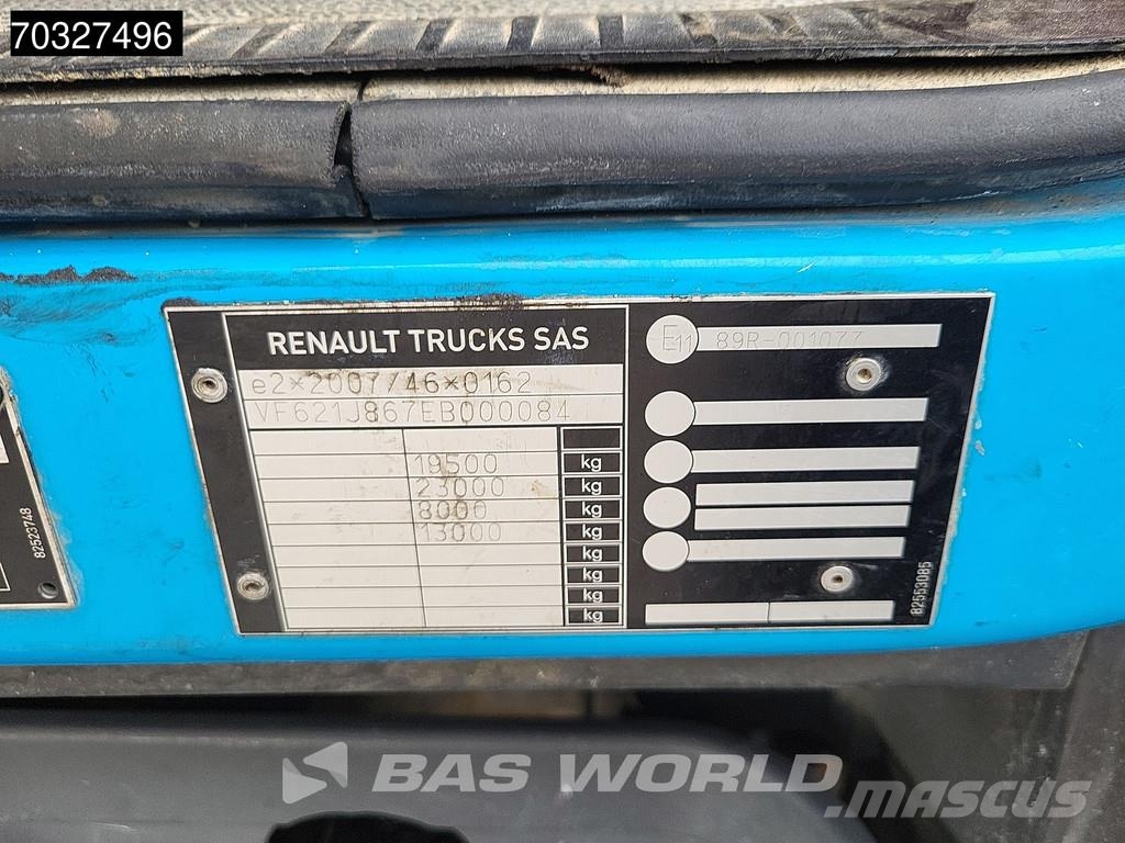 Renault C 320 C 4X2 Palfinger PK12002-EH Remote Crane Kran Platós / Ponyvás teherautók