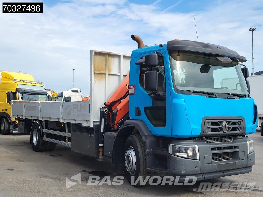Renault C 320 C 4X2 Palfinger PK12002-EH Remote Crane Kran 平板式/側卸式卡車
