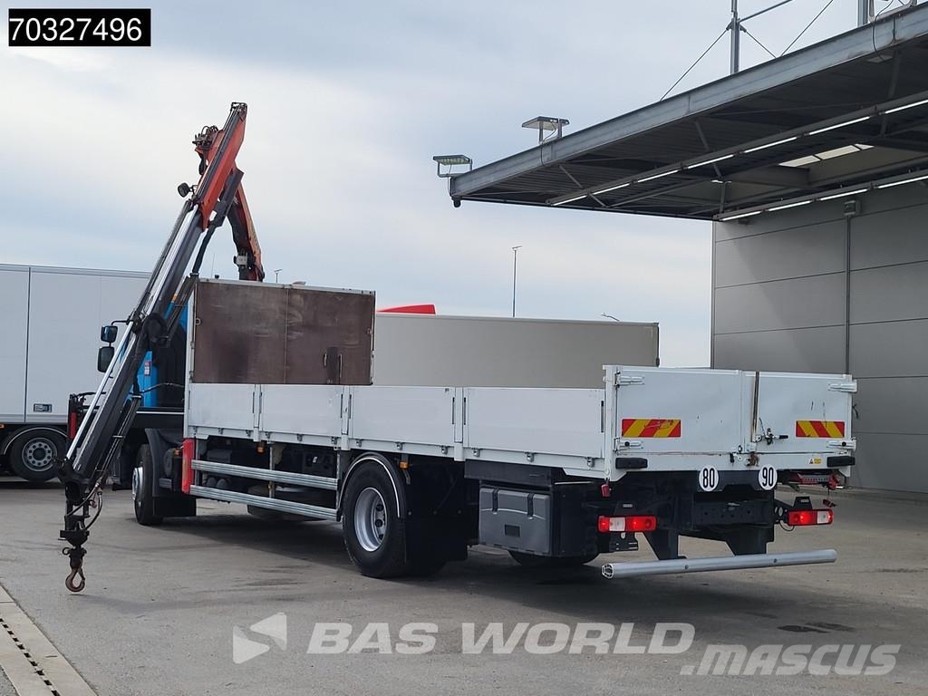 Renault C 320 C 4X2 Palfinger PK12002-EH Remote Crane Kran Platós / Ponyvás teherautók