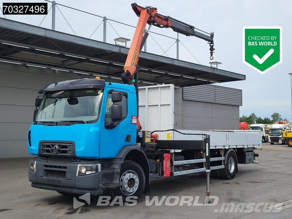 Renault C 320 C 4X2 Palfinger PK12002-EH Remote Crane Kran 平板式/側卸式卡車