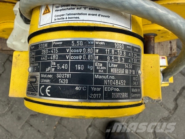 Kleemann RULMECA TYP 320 M 5.5KW ELEKTROBĘBEN Конвейеры