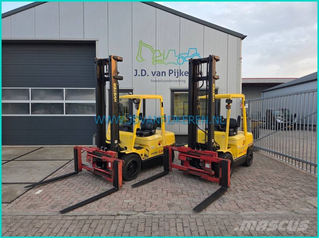 Hyster 2X H3.00XM Perkins diesel+sideshift+forkpositioner Diesel Stapler