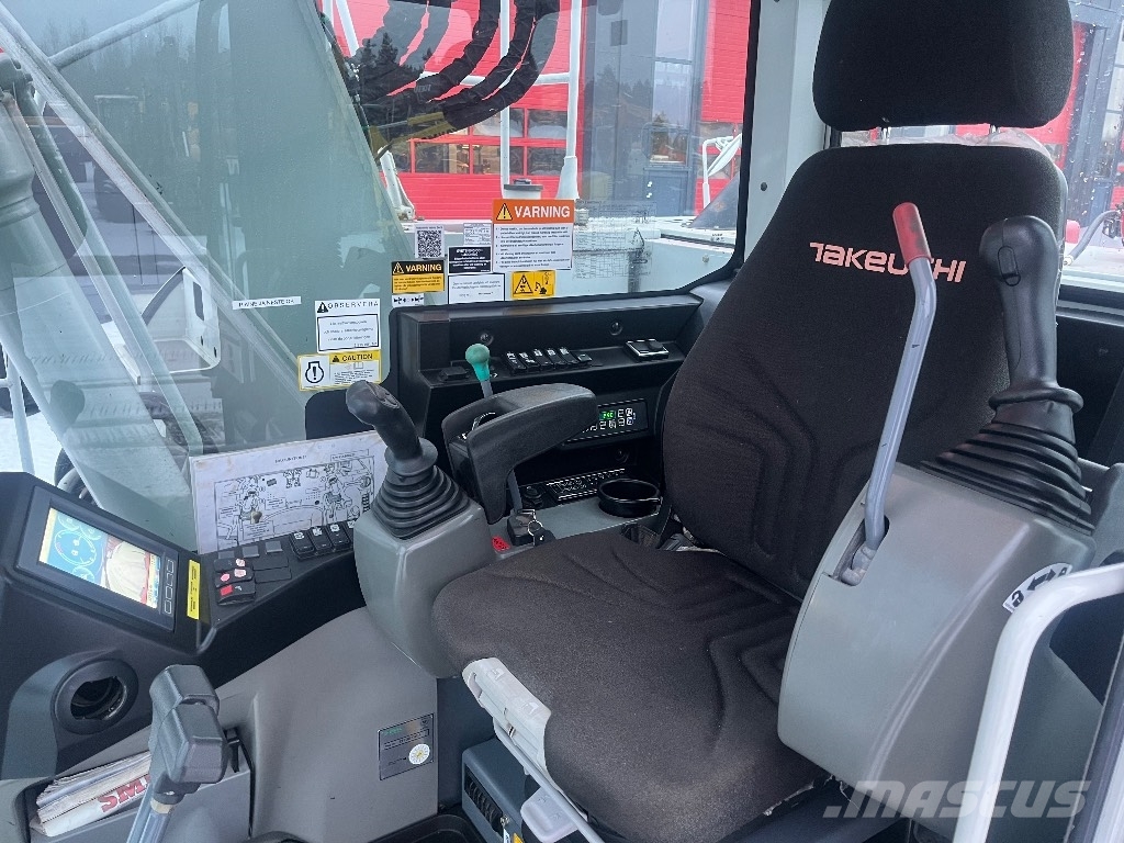Takeuchi TB 2150 R / Pyörittäjä, Pihdit, Rasvari, Lämmitin Pelle sur chenilles