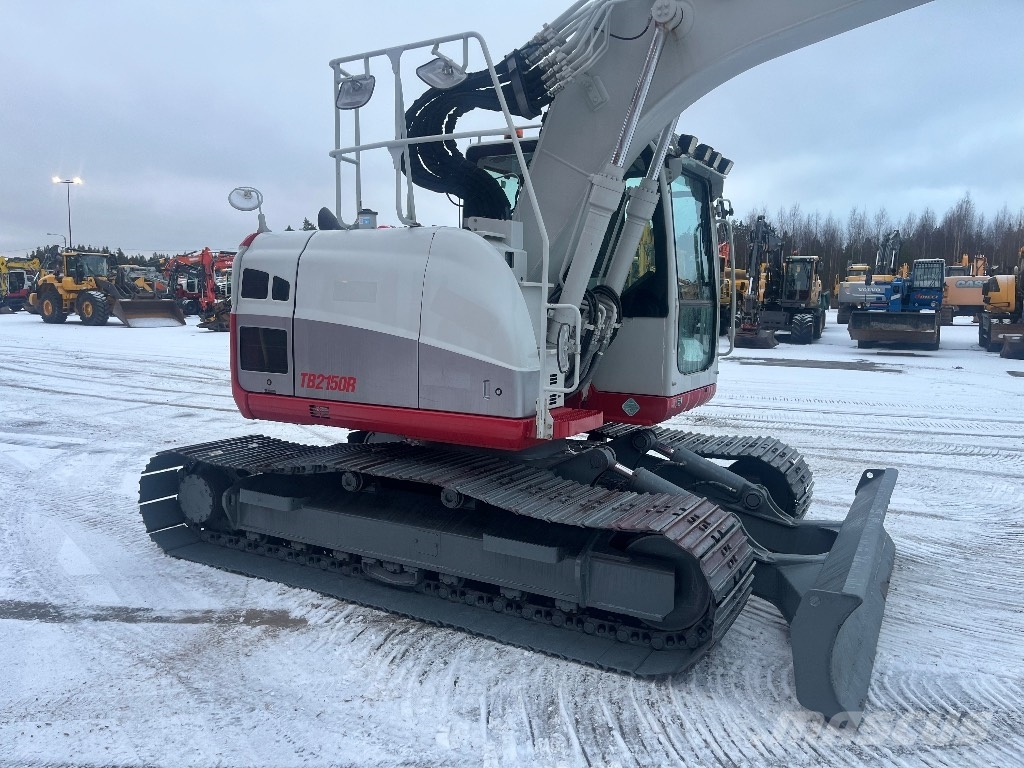 Takeuchi TB 2150 R / Pyörittäjä, Pihdit, Rasvari, Lämmitin Pelle sur chenilles