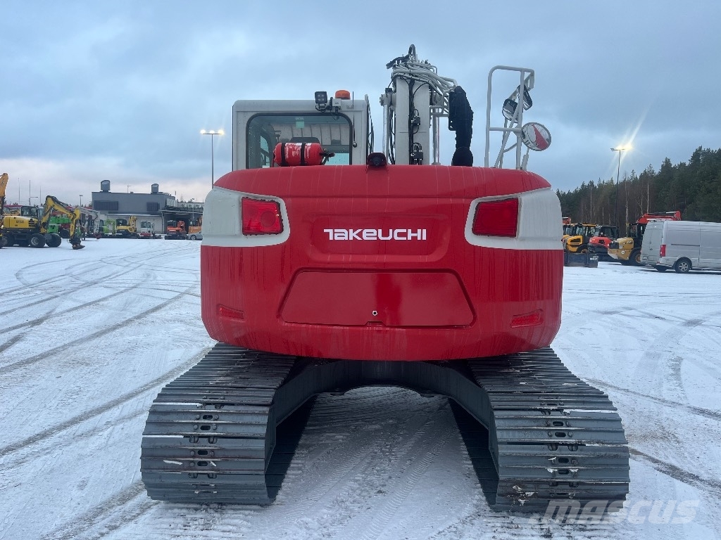 Takeuchi TB 2150 R / Pyörittäjä, Pihdit, Rasvari, Lämmitin Pelle sur chenilles