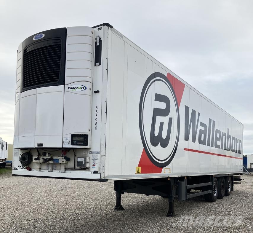 Schmitz Cargobull Trailer Reefer Flower Width & Double Stock Straigh نصف مقطورات بدرجة حرارة قابلة للضبط