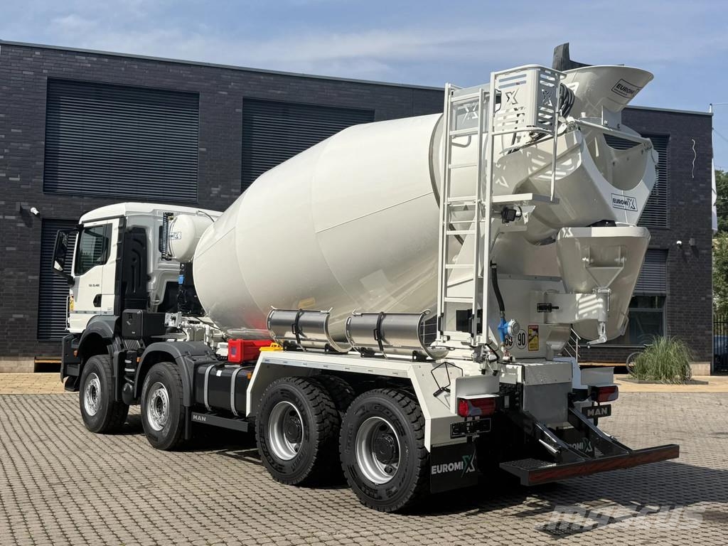 MAN TGS 35.480 MAN TGS 35.480 8x4 EuromixMTP EM 9 L Re Betonmixers en pompen