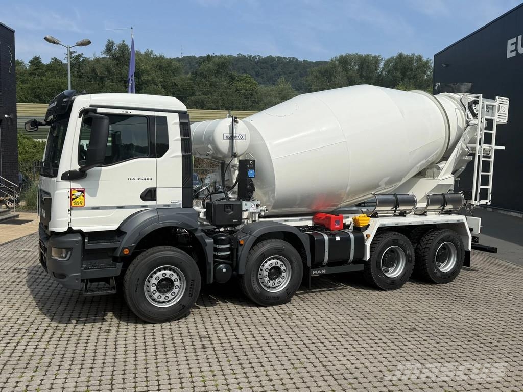 MAN TGS 35.480 MAN TGS 35.480 8x4 EuromixMTP EM 9 L Re Betonmixers en pompen