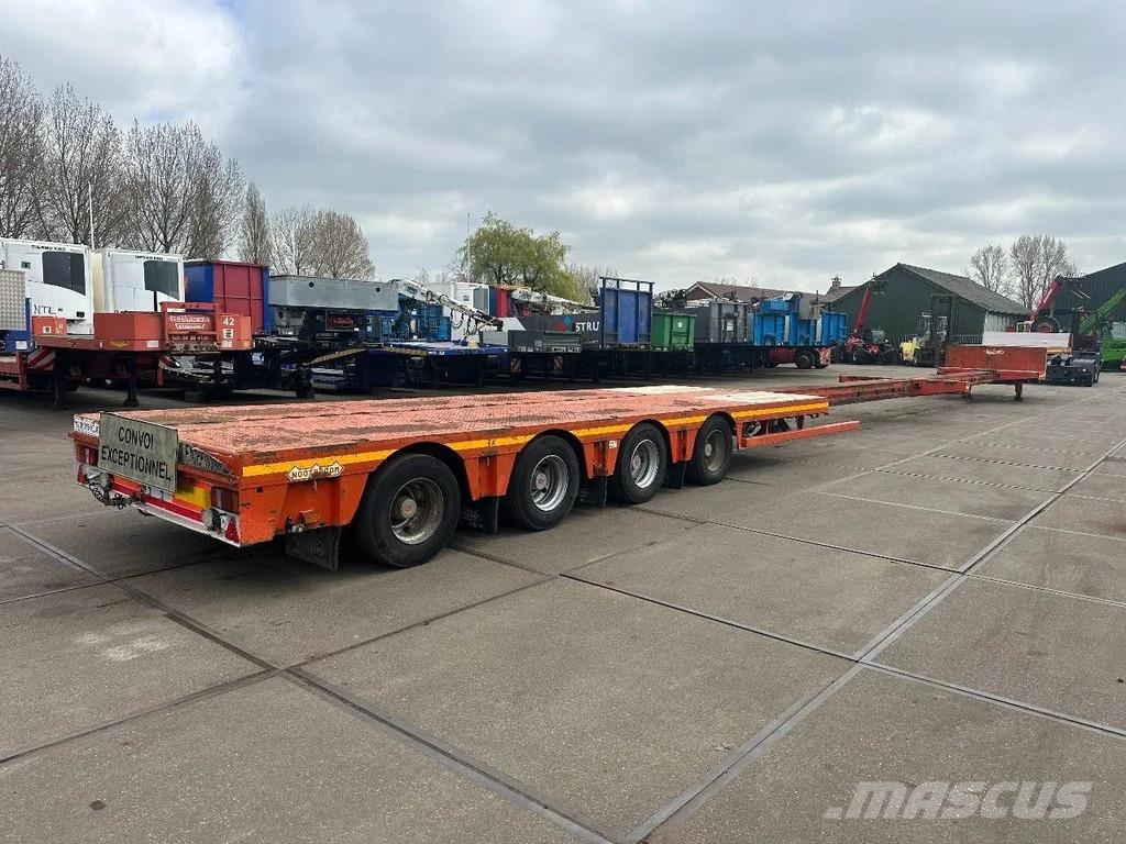 Nooteboom MCO-58-04V 4 AXLE FORCED STEERING - DOUBLE EXTENDA Tieflader-Auflieger