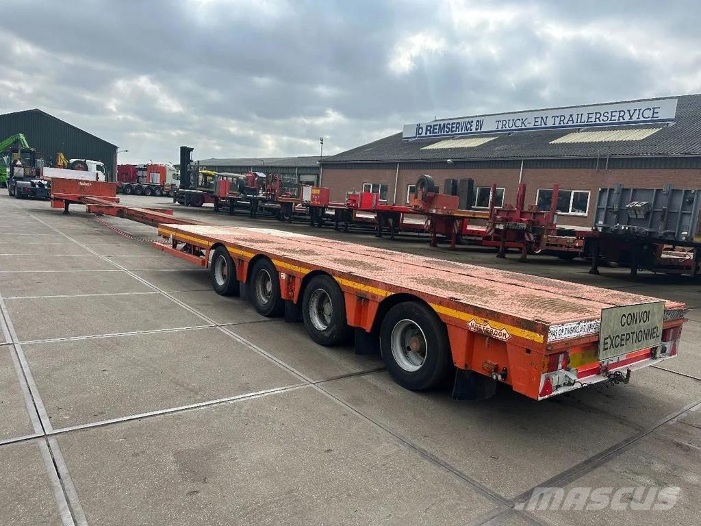 Nooteboom MCO-58-04V 4 AXLE FORCED STEERING - DOUBLE EXTENDA Tieflader-Auflieger