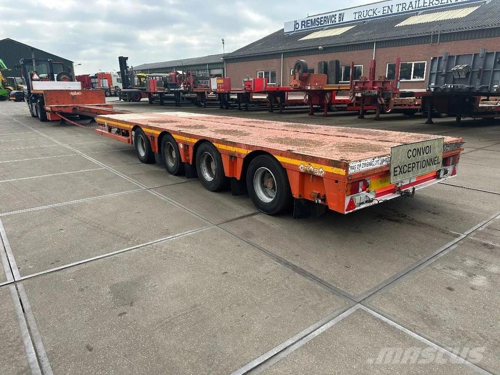 Nooteboom MCO-58-04V 4 AXLE FORCED STEERING - DOUBLE EXTENDA Tieflader-Auflieger