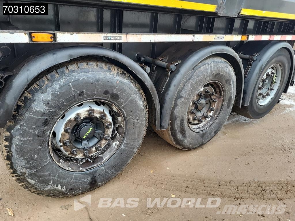 GS Meppel TUV 09/26 Lifting Axle 31m3 Semi-trailer med tip