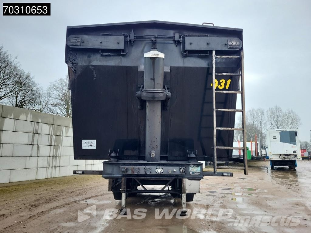 GS Meppel TUV 09/26 Lifting Axle 31m3 Semi-trailer med tip