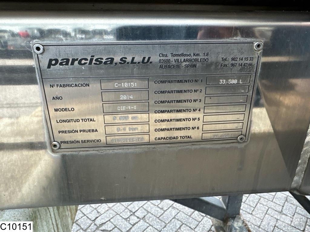Parcisa CIE-1-I Degvielas un piedevu tvertnes