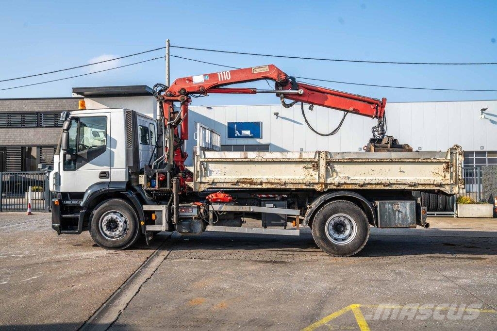 Iveco STRALIS 310- E5 + HMF 1110 K2 Kiper tovornjaki