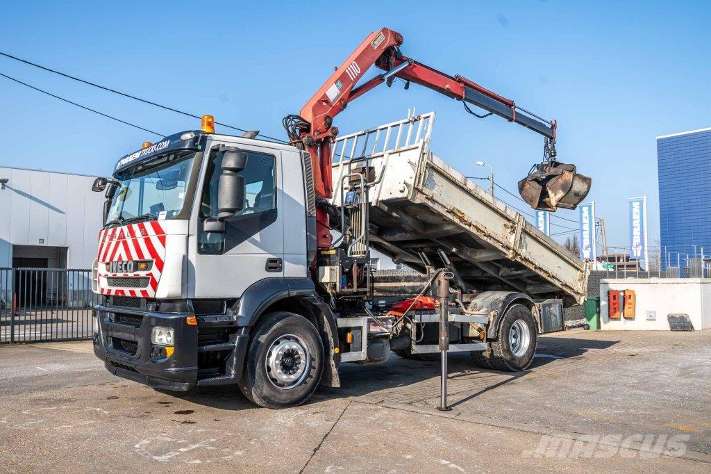 Iveco STRALIS 310- E5 + HMF 1110 K2 Kiper tovornjaki
